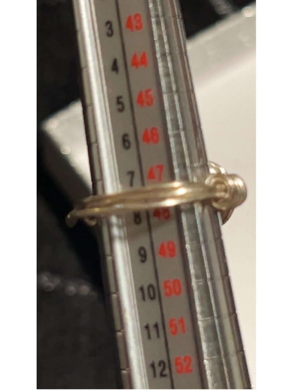 Women's Unbranded Silver Wire Wrapped Ring with Beige Stone - Picture 5 of 5